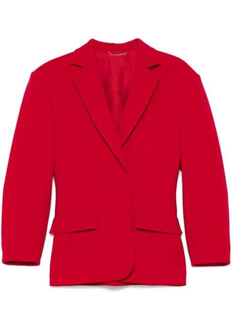 Red hourglass double-breasted blazer Magda butrym - women